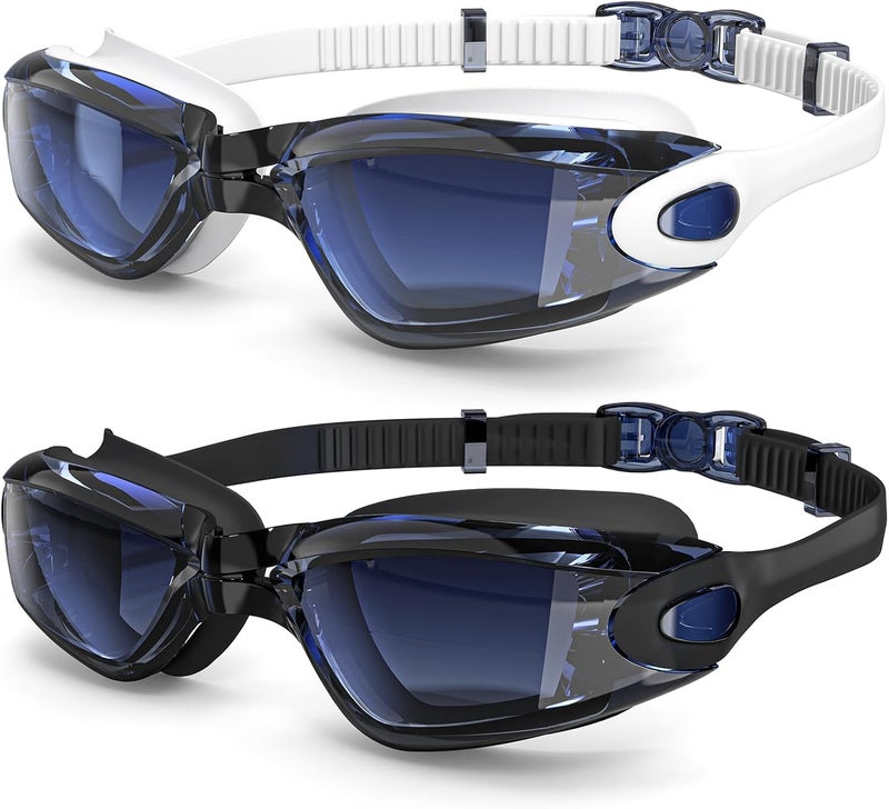 Braylin Swim Goggles, 2-Pack Swimming Goggles, Anti Fog, No Leaking For Adult Women Men Youth - Image 1